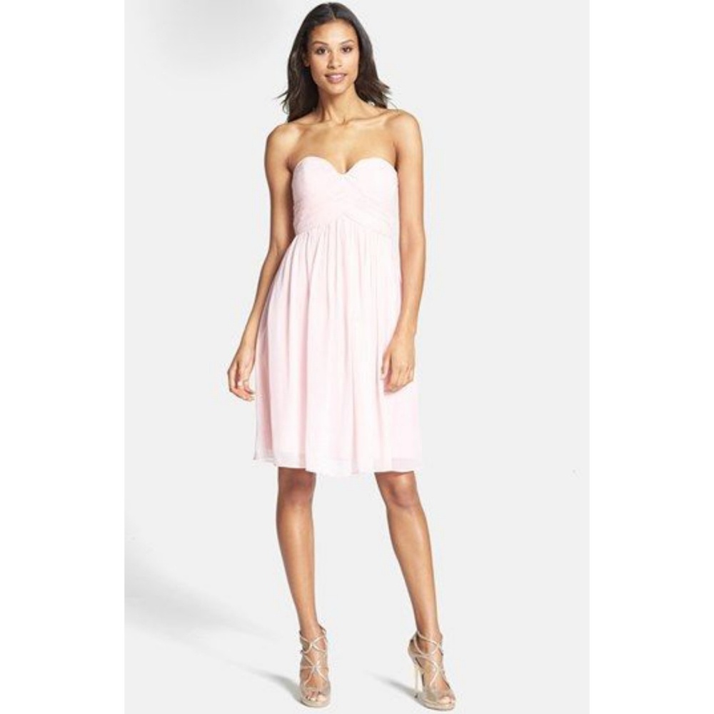 Strapless Donna Morgan Cocktail Dress